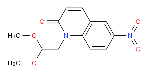 1-(2,2-dimethoxyethyl)-6-nitroquinolin-2(1H)-one