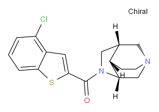 (4-chlorobenzo[b]thiophen-2-yl)((3S,3aS,6R,7aR)-hexahydro-3,6-methanopyrrolo[2,3-c]pyridin-1(2H)-yl)methanone
