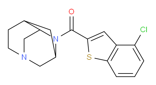 (4-chlorobenzo[b]thiophen-2-yl)(hexahydro-2,6-methanopyrrolo[2,3-c]pyridin-1(2H)-yl)methanone