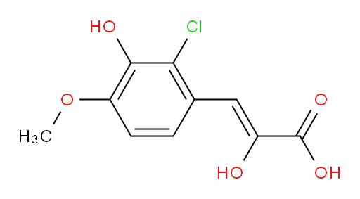 (Z)-3-(2-chloro-3-hydroxy-4-methoxyphenyl)-2-hydroxyacrylic acid