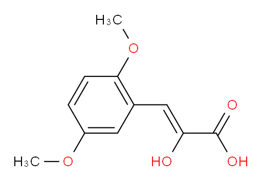 (Z)-3-(2,5-dimethoxyphenyl)-2-hydroxyacrylic acid