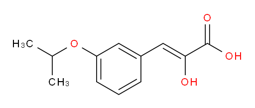 (Z)-2-hydroxy-3-(3-isopropoxyphenyl)acrylic acid
