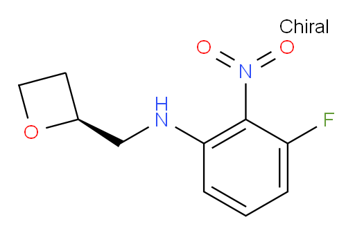 (S)-3-fluoro-2-nitro-N-(oxetan-2-ylmethyl)aniline