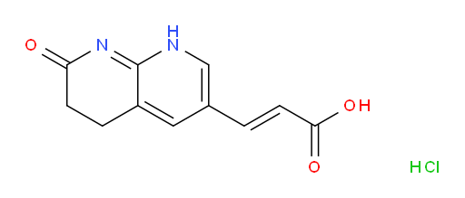 (E)-3-(7-oxo-1,5,6,7-tetrahydro-1,8-naphthyridin-3-yl)acrylic acid hydrochloride
