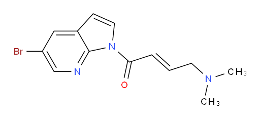 (E)-1-(5-bromo-1H-pyrrolo[2,3-b]pyridin-1-yl)-4-(dimethylamino)but-2-en-1-one