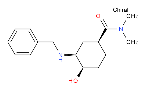 (1S,3R,4R)-3-(benzylamino)-4-hydroxy-N,N-dimethylcyclohexanecarboxamide