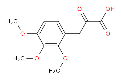 2-oxo-3-(2,3,4-trimethoxyphenyl)propanoic acid