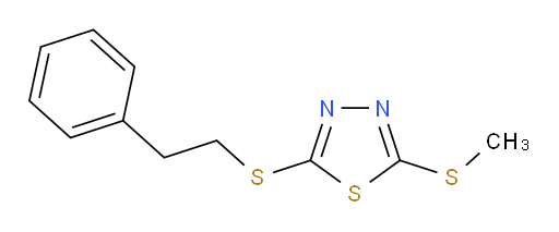 2-(methylthio)-5-(phenethylthio)-1,3,4-thiadiazole