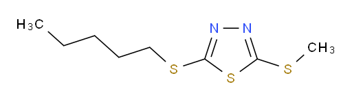2-(methylthio)-5-(pentylthio)-1,3,4-thiadiazole