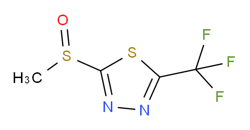 2-(methylsulfinyl)-5-(trifluoromethyl)-1,3,4-thiadiazole