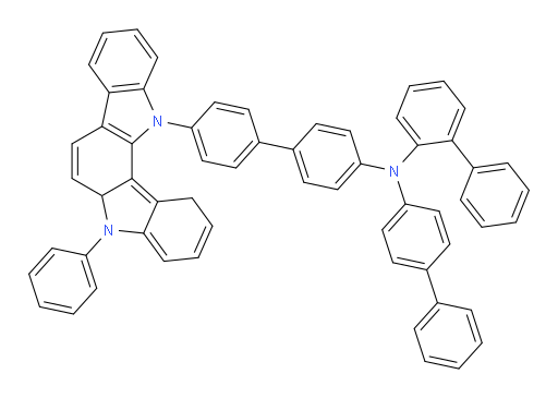 N-([1,1'-biphenyl]-4-yl)-N-(4'-(5-phenyl-5,5a-dihydroindolo[3,2-a]carbazol-12(1H)-yl)-[1,1'-biphenyl]-4-yl)-[1,1'-biphenyl]-2-amine