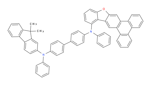 N4-(9,9-dimethyl-9H-fluoren-2-yl)-N4,N4'-diphenyl-N4'-(triphenyleno[2,3-b]benzofuran-14-yl)-[1,1'-biphenyl]-4,4'-diamine
