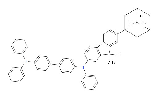 N4-(7-(adamantan-1-yl)-9,9-dimethyl-9H-fluoren-2-yl)-N4,N4',N4'-triphenyl-[1,1'-biphenyl]-4,4'-diamine