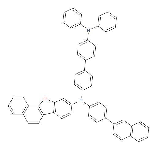 N4-(4-(naphthalen-2-yl)phenyl)-N4-(naphtho[1,2-b]benzofuran-9-yl)-N4',N4'-diphenyl-[1,1'-biphenyl]-4,4'-diamine