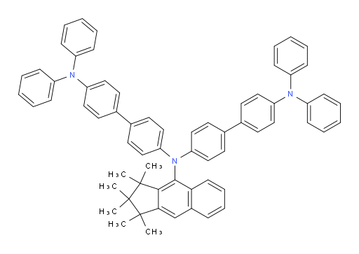 N4-(4'-(diphenylamino)-[1,1'-biphenyl]-4-yl)-N4-(1,1,2,2,3,3-hexamethyl-2,3-dihydro-1H-cyclopenta[b]naphthalen-4-yl)-N4',N4'-diphenyl-[1,1'-biphenyl]-4,4'-diamine