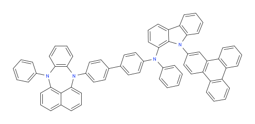 N-phenyl-N-(4'-(12-phenylbenzo[b]naphtho[1,8-ef][1,4]diazepin-7(12H)-yl)-[1,1'-biphenyl]-4-yl)-9-(triphenylen-2-yl)-9H-carbazol-1-amine