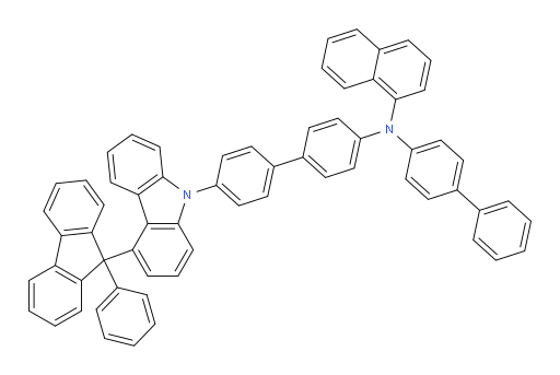 N-([1,1'-biphenyl]-4-yl)-N-(4'-(4-(9-phenyl-9H-fluoren-9-yl)-9H-carbazol-9-yl)-[1,1'-biphenyl]-4-yl)naphthalen-1-amine