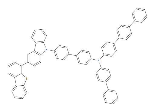 N-([1,1'-biphenyl]-4-yl)-N-(4'-(3-(dibenzo[b,d]thiophen-4-yl)-9H-carbazol-9-yl)-[1,1'-biphenyl]-4-yl)-[1,1':4',1''-terphenyl]-4-amine