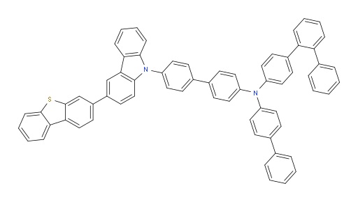 N-([1,1'-biphenyl]-4-yl)-N-(4'-(3-(dibenzo[b,d]thiophen-3-yl)-9H-carbazol-9-yl)-[1,1'-biphenyl]-4-yl)-[1,1':2',1''-terphenyl]-4-amine