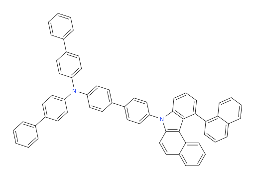 N,N-di([1,1'-biphenyl]-4-yl)-4'-(11-(naphthalen-1-yl)-7H-benzo[c]carbazol-7-yl)-[1,1'-biphenyl]-4-amine