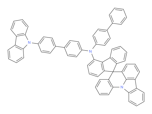 N-(4'-(9H-carbazol-9-yl)-[1,1'-biphenyl]-4-yl)-N-([1,1'-biphenyl]-4-yl)spiro[fluorene-9,8'-indolo[3,2,1-de]acridin]-4-amine
