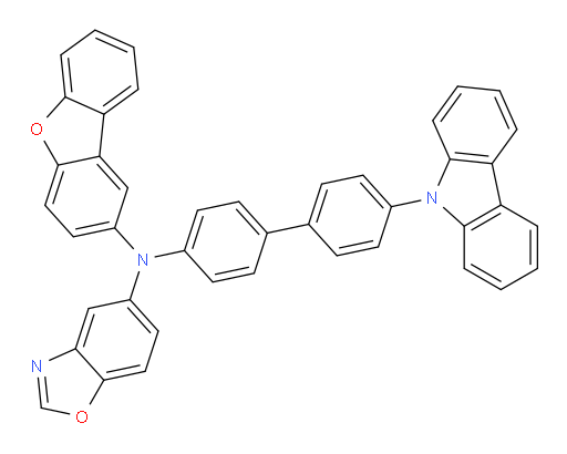 N-(4'-(9H-carbazol-9-yl)-[1,1'-biphenyl]-4-yl)-N-(dibenzo[b,d]furan-2-yl)benzo[d]oxazol-5-amine