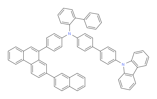 N-(4'-(9H-carbazol-9-yl)-[1,1'-biphenyl]-4-yl)-N-(4-(7-(naphthalen-2-yl)phenanthren-9-yl)phenyl)-[1,1'-biphenyl]-2-amine