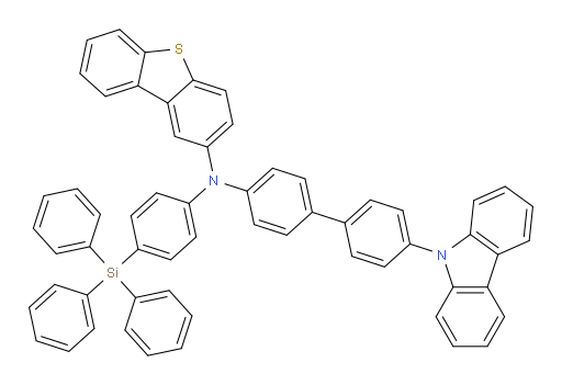 N-(4'-(9H-carbazol-9-yl)-[1,1'-biphenyl]-4-yl)-N-(4-(triphenylsilyl)phenyl)dibenzo[b,d]thiophen-2-amine