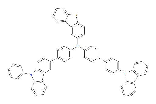 N-(4'-(9H-carbazol-9-yl)-[1,1'-biphenyl]-4-yl)-N-(4-(9-phenyl-9H-carbazol-3-yl)phenyl)dibenzo[b,d]thiophen-2-amine
