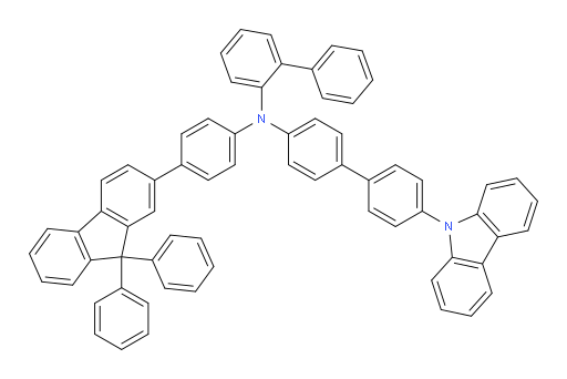 N-(4'-(9H-carbazol-9-yl)-[1,1'-biphenyl]-4-yl)-N-(4-(9,9-diphenyl-9H-fluoren-2-yl)phenyl)-[1,1'-biphenyl]-2-amine