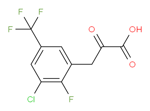 3-(3-chloro-2-fluoro-5-(trifluoromethyl)phenyl)-2-oxopropanoic acid