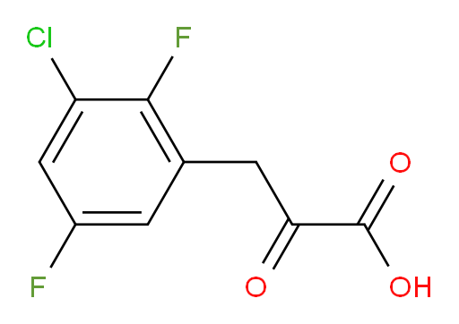 3-(3-chloro-2,5-difluorophenyl)-2-oxopropanoic acid