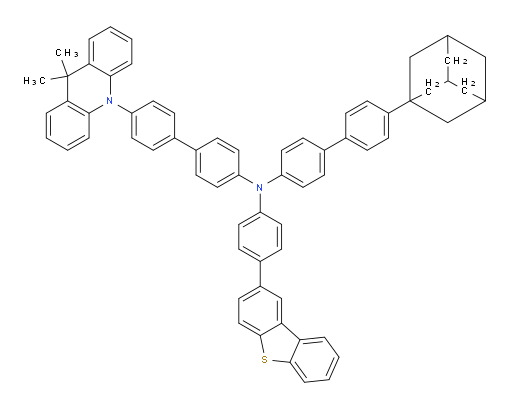 4'-(adamantan-1-yl)-N-(4-(dibenzo[b,d]thiophen-2-yl)phenyl)-N-(4'-(9,9-dimethylacridin-10(9H)-yl)-[1,1'-biphenyl]-4-yl)-[1,1'-biphenyl]-4-amine
