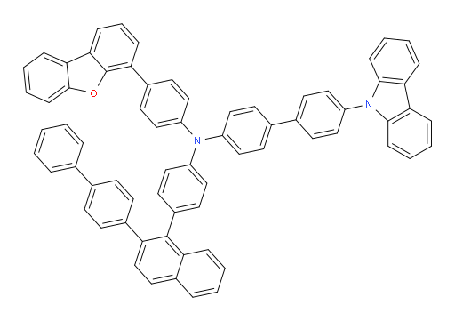 N-(4-(2-([1,1'-biphenyl]-4-yl)naphthalen-1-yl)phenyl)-4'-(9H-carbazol-9-yl)-N-(4-(dibenzo[b,d]furan-4-yl)phenyl)-[1,1'-biphenyl]-4-amine
