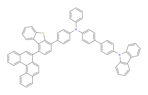 N-(4-(1-(benzo[c]phenanthren-6-yl)dibenzo[b,d]thiophen-4-yl)phenyl)-4'-(9H-carbazol-9-yl)-N-phenyl-[1,1'-biphenyl]-4-amine