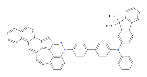 N-(4'-(15H-benzo[5,6]naphtho[1',2',3':3,4]azuleno[1,8,7-cde]cinnolin-15-yl)-[1,1'-biphenyl]-4-yl)-9,9-dimethyl-N-phenyl-9H-fluoren-2-amine