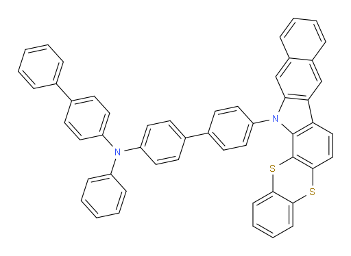 N-([1,1'-biphenyl]-4-yl)-4'-(14H-benzo[h]benzo[5,6][1,4]dithiino[2,3-a]carbazol-14-yl)-N-phenyl-[1,1'-biphenyl]-4-amine