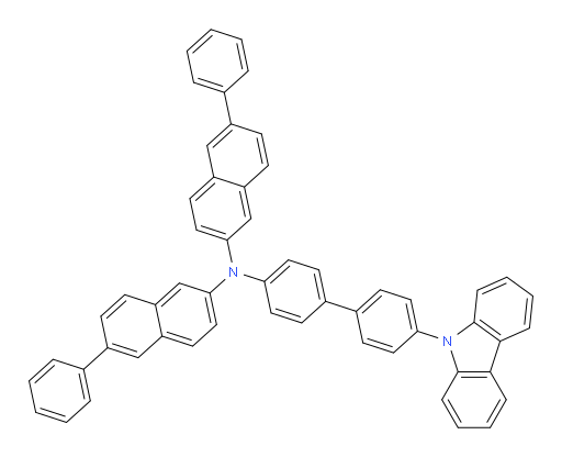 N-(4'-(9H-carbazol-9-yl)-[1,1'-biphenyl]-4-yl)-6-phenyl-N-(6-phenylnaphthalen-2-yl)naphthalen-2-amine