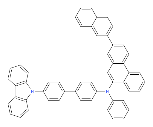 N-(4'-(9H-carbazol-9-yl)-[1,1'-biphenyl]-4-yl)-2-(naphthalen-2-yl)-N-phenylphenanthren-9-amine