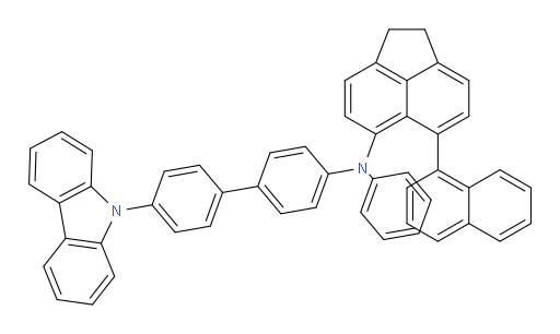 N-(4'-(9H-carbazol-9-yl)-[1,1'-biphenyl]-4-yl)-6-(naphthalen-1-yl)-N-phenyl-1,2-dihydroacenaphthylen-5-amine