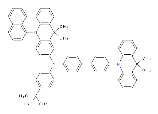 N-(4-(tert-butyl)phenyl)-N-(4'-(9,9-dimethylacridin-10(9H)-yl)-[1,1'-biphenyl]-4-yl)-9,9-dimethyl-10-(naphthalen-1-yl)-9,10-dihydroacridin-2-amine
