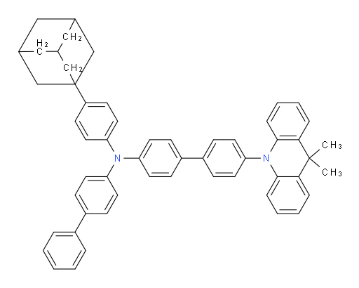 N-([1,1'-biphenyl]-4-yl)-N-(4-(adamantan-1-yl)phenyl)-4'-(9,9-dimethylacridin-10(9H)-yl)-[1,1'-biphenyl]-4-amine