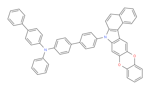N-([1,1'-biphenyl]-4-yl)-4'-(7H-benzo[g]benzo[5,6][1,4]dioxino[2,3-b]carbazol-7-yl)-N-phenyl-[1,1'-biphenyl]-4-amine