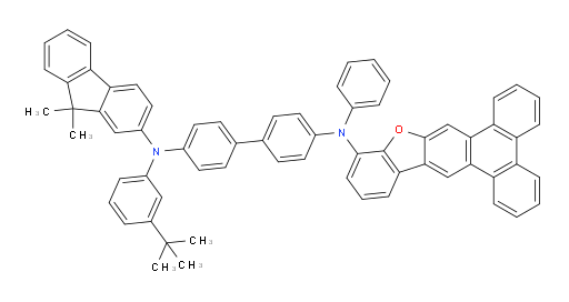 N4-(3-(tert-butyl)phenyl)-N4-(9,9-dimethyl-9H-fluoren-2-yl)-N4'-phenyl-N4'-(triphenyleno[2,3-b]benzofuran-11-yl)-[1,1'-biphenyl]-4,4'-diamine