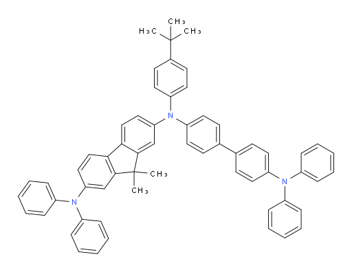 N2-(4-(tert-butyl)phenyl)-N2-(4'-(diphenylamino)-[1,1'-biphenyl]-4-yl)-9,9-dimethyl-N7,N7-diphenyl-9H-fluorene-2,7-diamine
