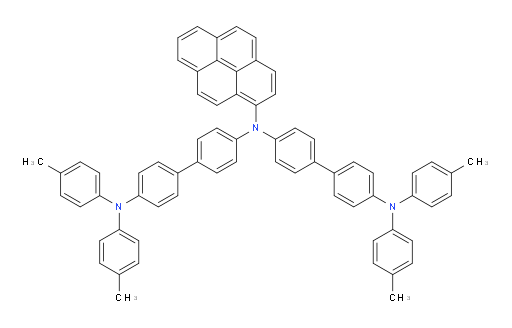 N4-(4'-(di-p-tolylamino)-[1,1'-biphenyl]-4-yl)-N4-(pyren-1-yl)-N4',N4'-di-p-tolyl-[1,1'-biphenyl]-4,4'-diamine