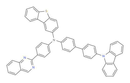 N-(4'-(9H-carbazol-9-yl)-[1,1'-biphenyl]-4-yl)-N-(4-(quinazolin-2-yl)phenyl)dibenzo[b,d]thiophen-2-amine