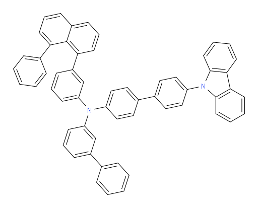 N-(4'-(9H-carbazol-9-yl)-[1,1'-biphenyl]-4-yl)-N-(3-(8-phenylnaphthalen-1-yl)phenyl)-[1,1'-biphenyl]-3-amine