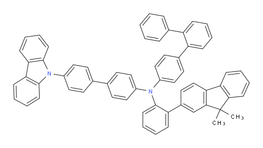N-(4'-(9H-carbazol-9-yl)-[1,1'-biphenyl]-4-yl)-N-(2-(9,9-dimethyl-9H-fluoren-2-yl)phenyl)-[1,1':2',1''-terphenyl]-4-amine