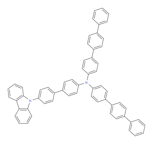 N-(4'-(9H-carbazol-9-yl)-[1,1'-biphenyl]-4-yl)-N-([1,1':4',1''-terphenyl]-4-yl)-[1,1':4',1''-terphenyl]-4-amine